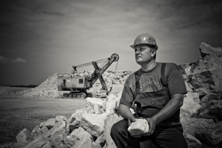 engineers hard hats oil